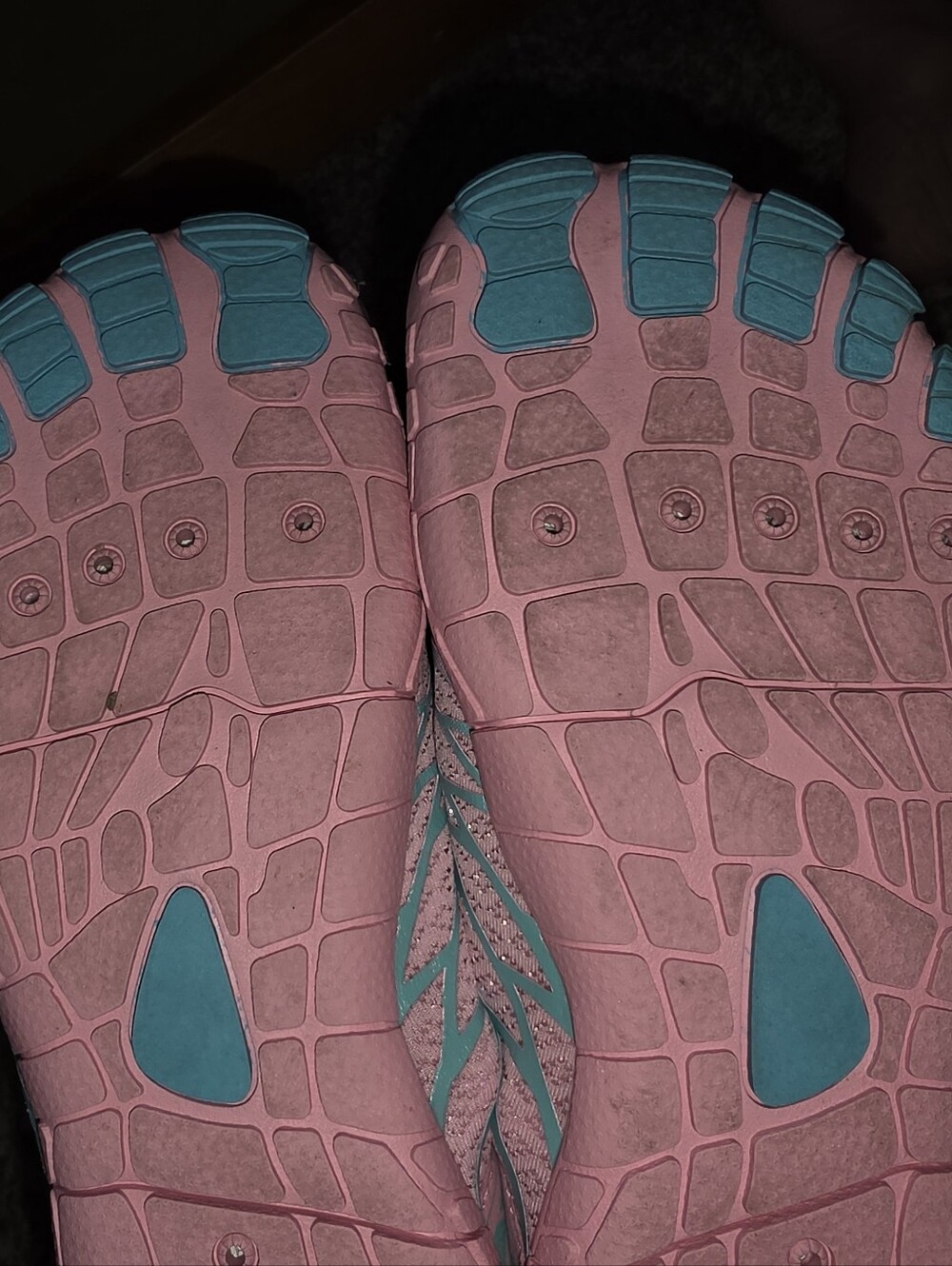 HF Pink & Turquoise Water-Ready Slip-On Sneakers EU 37 / US 7 - Picture 13 of 14